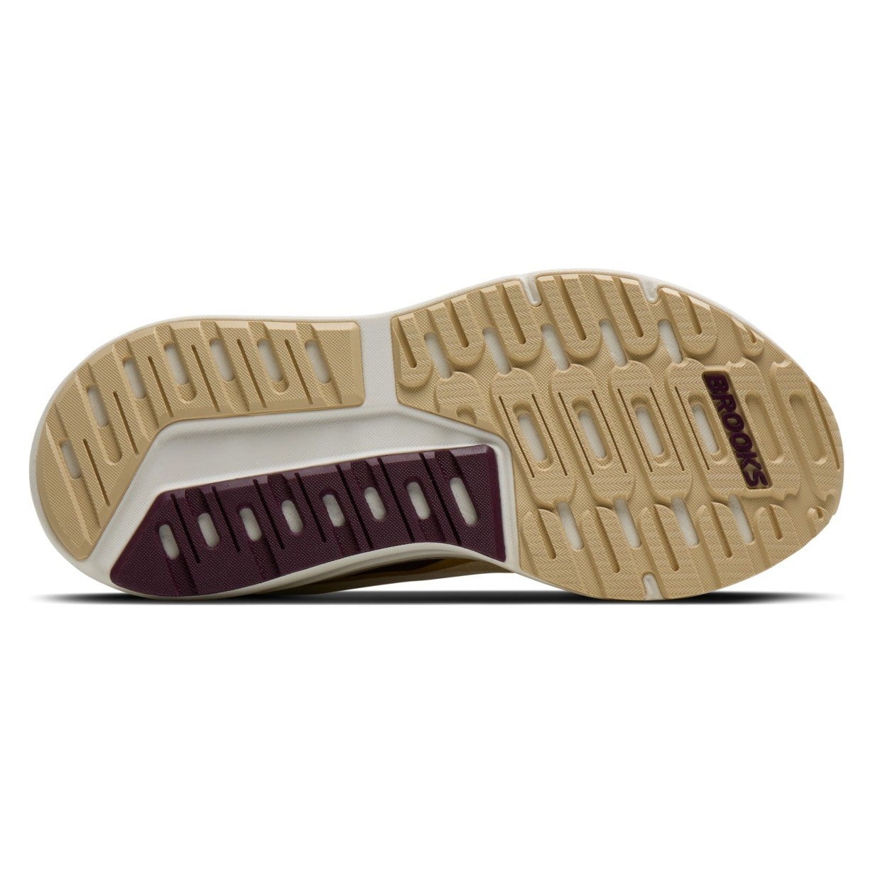 Brooks Ariel GTS 26 - Womens Running Shoes - Coconut/Sand/Potent Purple