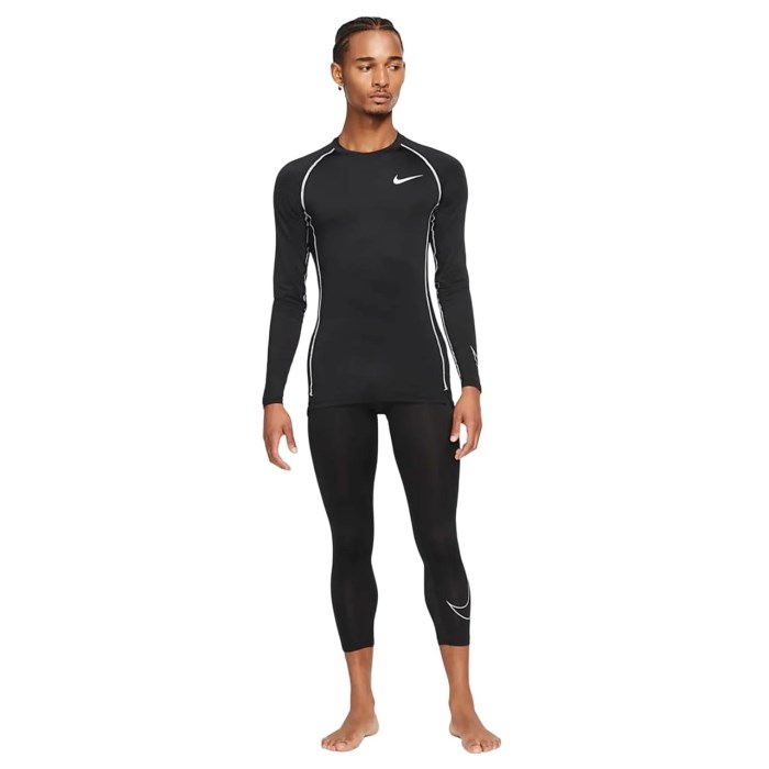 Nike Pro Dri-Fit Mens 3/4 Tights - Black