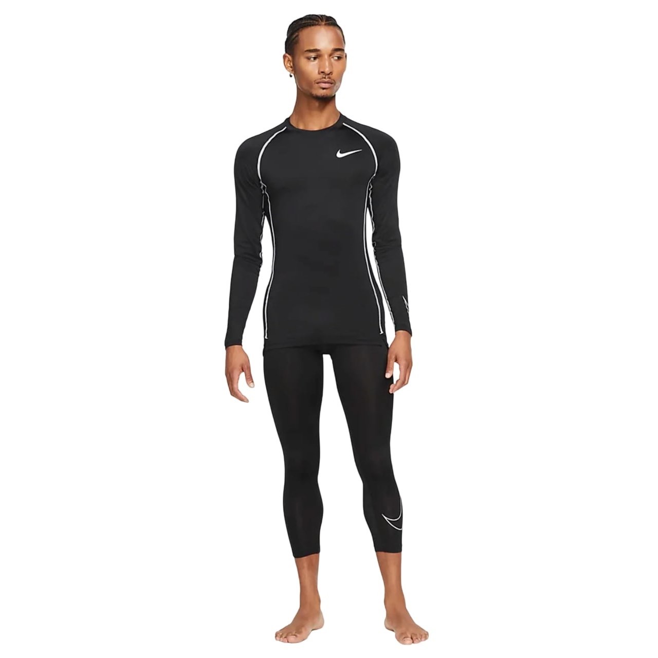 Nike Pro Dri-Fit Mens 3/4 Tights - Black