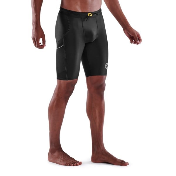 Skins Series-3 Mens Compression Half Tights - Black