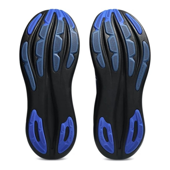 Asics Gel Nimbus 28 - Mens Running Shoes - Black/Neon Blue - image 4