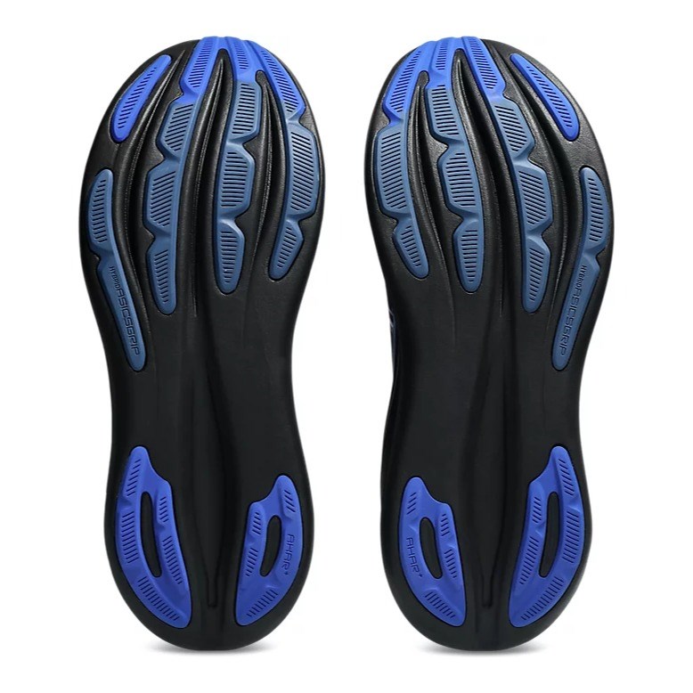 Asics Gel Nimbus 28 - Mens Running Shoes - Black/Neon Blue - image 4