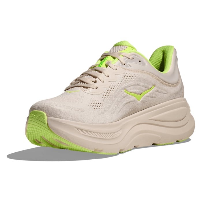 Hoka Bondi 9 - Mens Running Shoes - Grout/Neon Yuzu