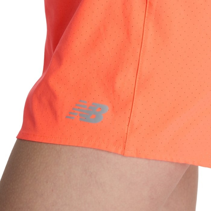 New Balance RC 3 Inch Running Shorts - Womens - Urgent Red