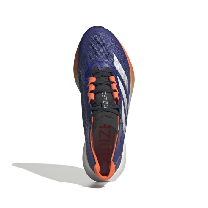 adidas Adizero Boston 12 - Mens Running Shoes - Lucid Blue/Cloud White/Impact Orange
