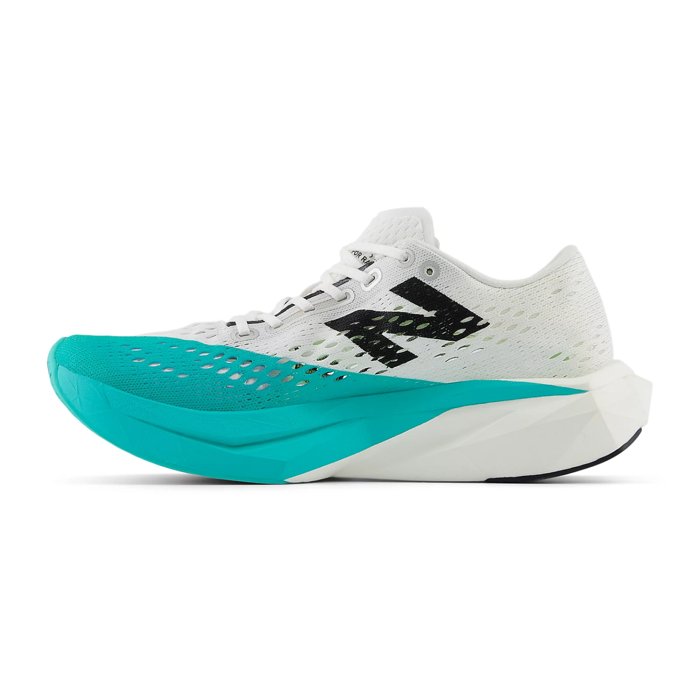 New Balance FuelCell SuperComp Pacer v2 - Womens Running Shoes - White/Cyber Jade/Black