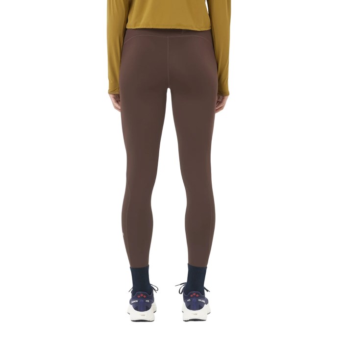 Salomon Shakeout Core 28 Inch Womens Tights - Coffee Bean