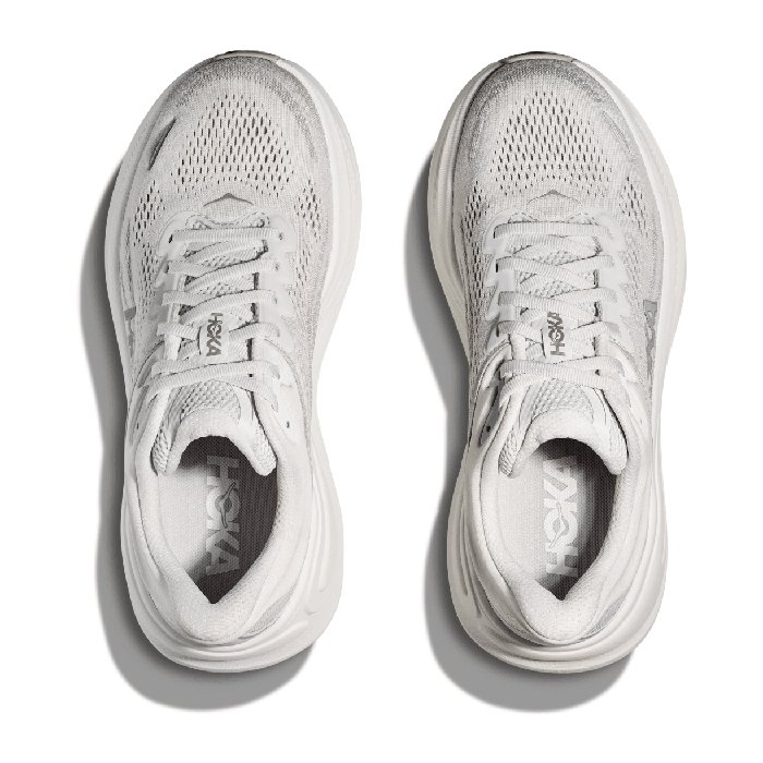 Hoka Bondi 9 - Womens Running Shoes - Stardust/Silver