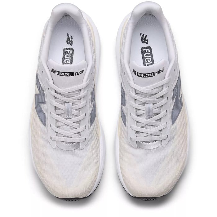 New Balance FuelCell Rebel v5 - Mens Running Shoes - Grey Matter/Linen/White