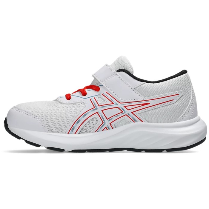 Asics Contend 9 PS - Kids Running Shoes - White/Saba Blue