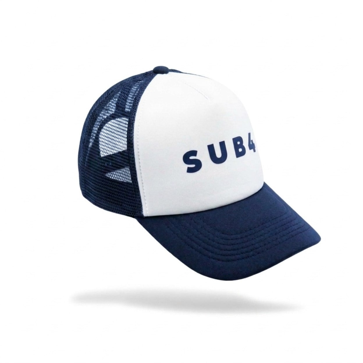 SUB4 Trucker Running Cap - Navy/White - image 2