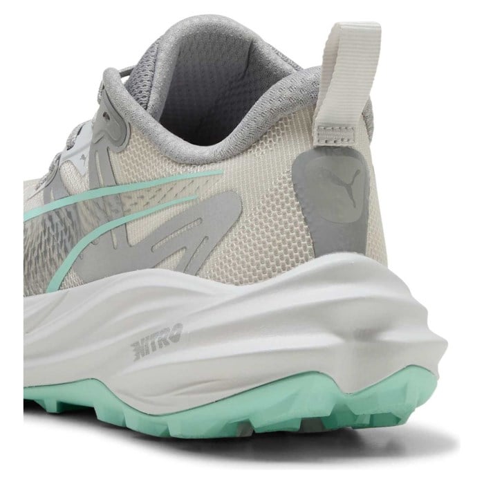 Puma Voyage Nitro 4 - Womens Trail Running Shoes - Feather Gray/Mint Melt/Silver - image 4