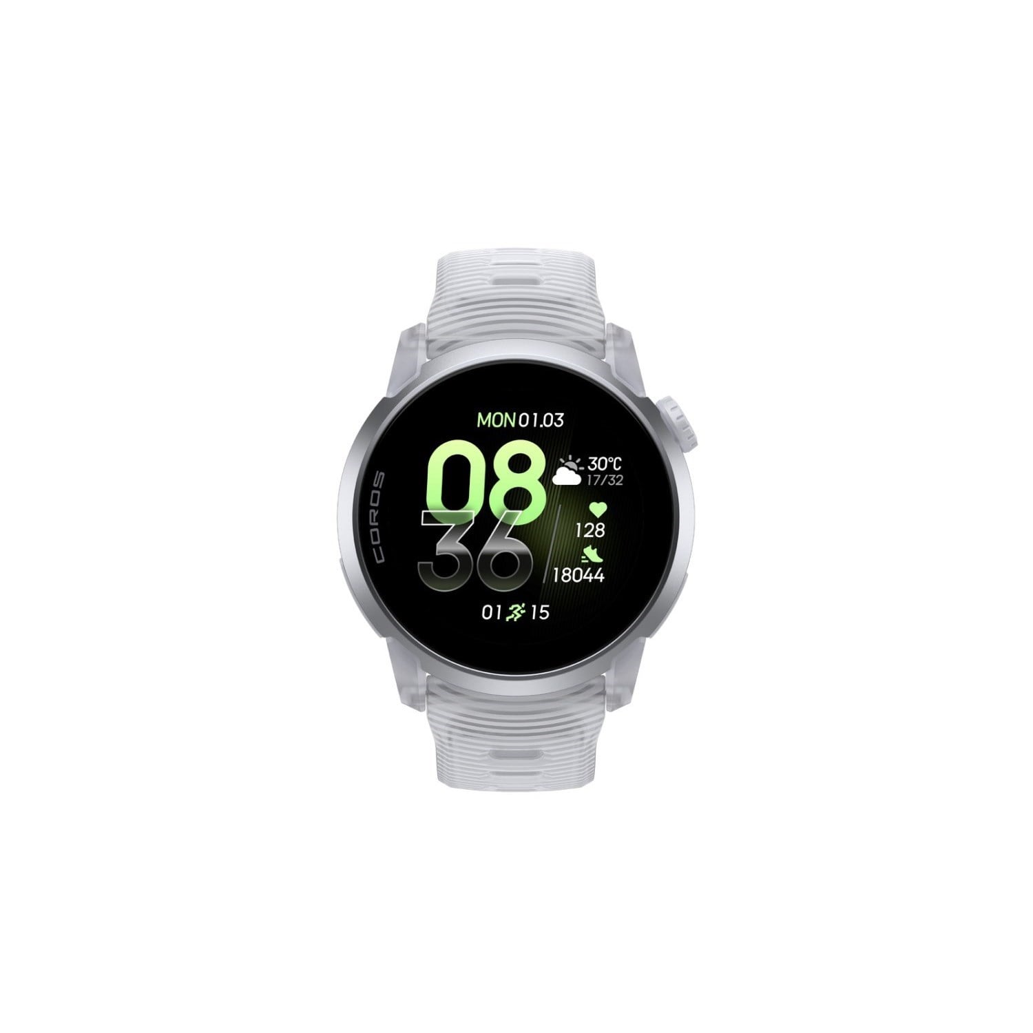 Coros Pace 4 Premium Multisport GPS Watch with Silicone Band - Cloud White - image 2