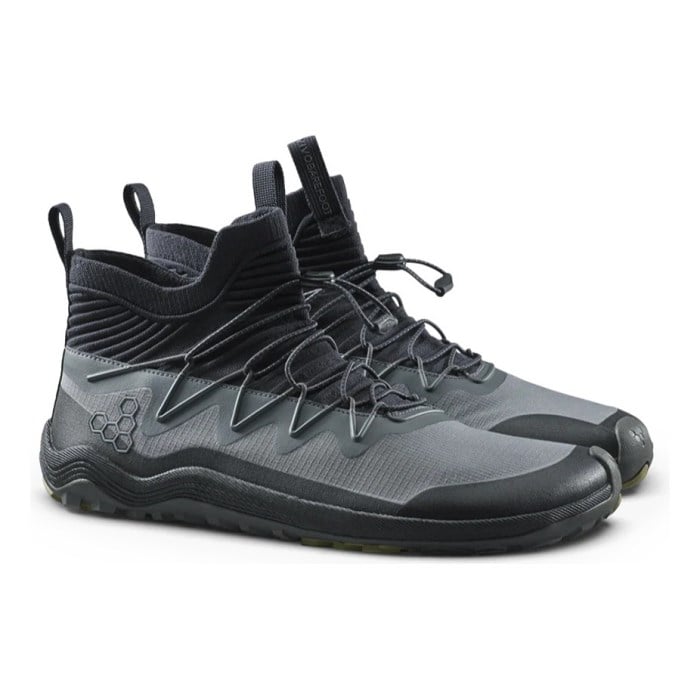 Vivobarefoot Primus Trail Flow Mid II - Mens Trail Running Shoes - Dark Shadow - image 5
