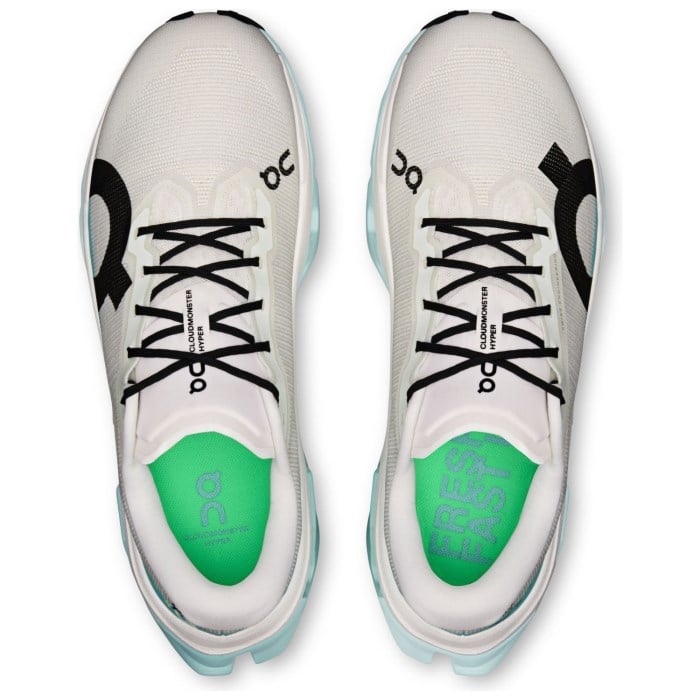 On Cloudmonster Hyper 3 - Mens Running Shoes - Ivory/Flurry - image 3