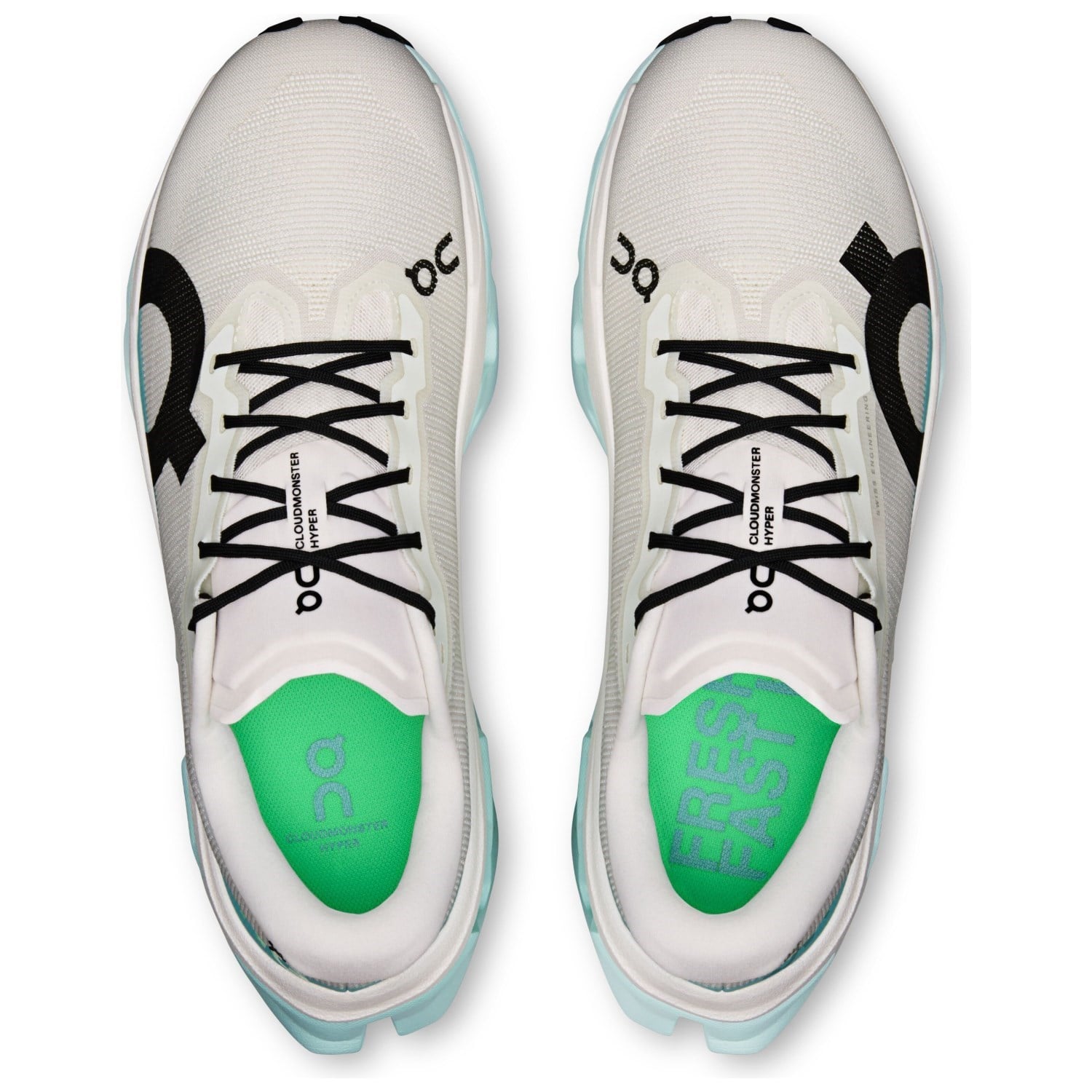 On Cloudmonster Hyper 3 - Mens Running Shoes - Ivory/Flurry - image 3