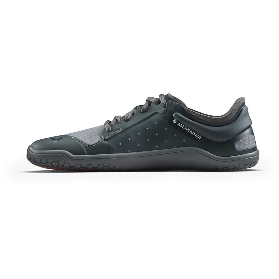 Vivobarefoot Primus Lite IV All Weather - Mens Running Shoes - Dark Shadow