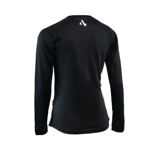 Sub4 Action Mens Long Sleeve Running Top - Black