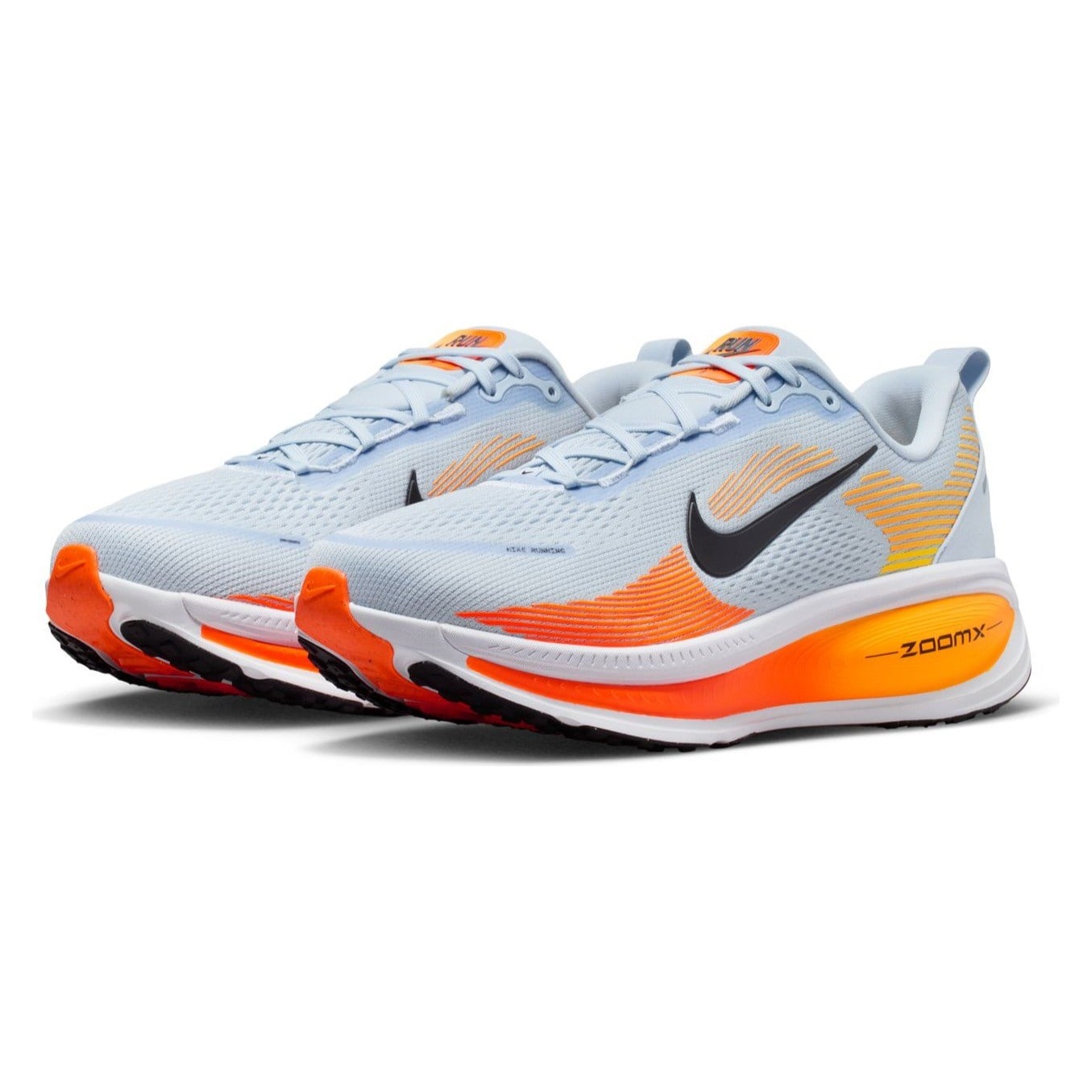 Nike Vomero 18 - Mens Running Shoes - Hydrogen Blue/Black/Laser Orange