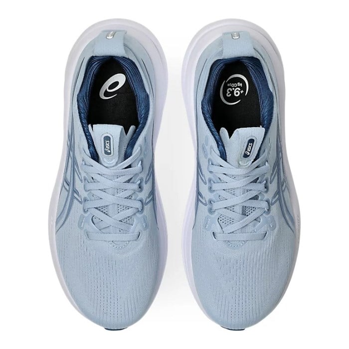 Asics Gel Nimbus 28 - Womens Running Shoes - Solid Air/Calm Indigo - image 3