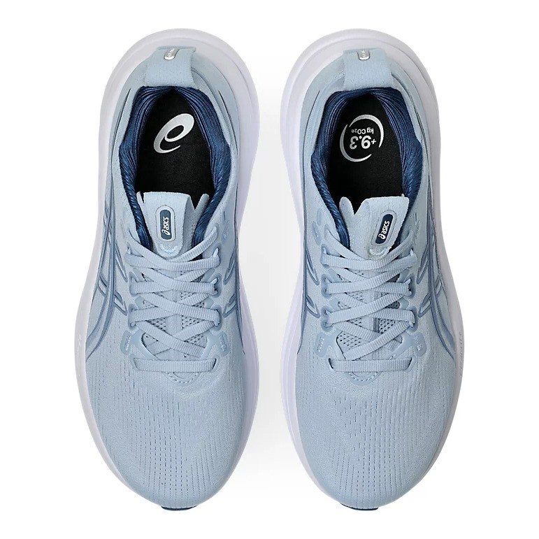 Asics Gel Nimbus 28 - Womens Running Shoes - Solid Air/Calm Indigo - image 3