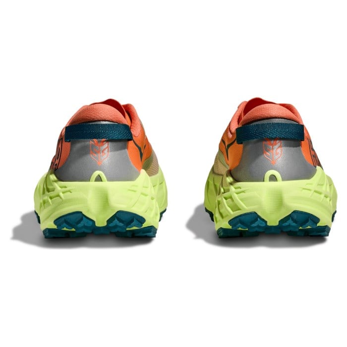 Hoka Speedgoat 7 - Womens Trail Running Shoes - Persimmon/Neon Yuzu