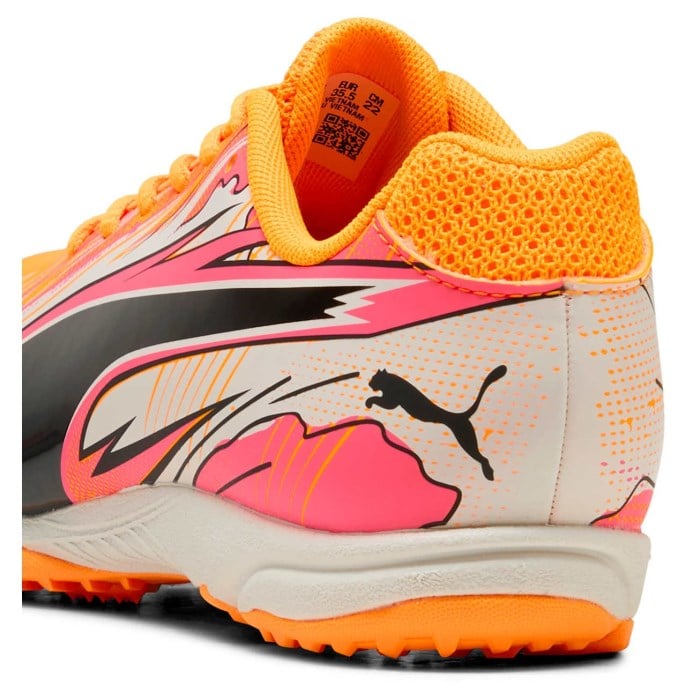 Puma evoSpeed Haraka Jr Spikeless - Kids Track and Field Shoes - Sun Stream/Warm White/Sunset Glow