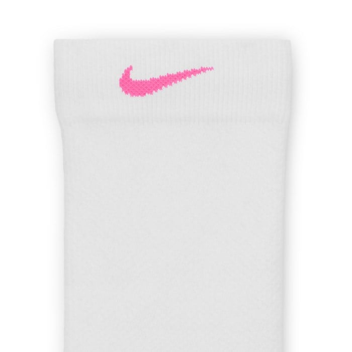 Nike Running Lightweight Crew Socks - White/Black/Pure Platinum/Hyper Pink