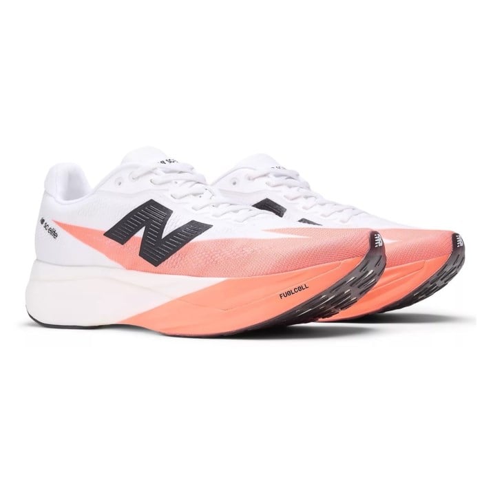 New Balance FuelCell Supercomp Elite v5 - Womens Racing Shoes - Urgent Red/White/Black