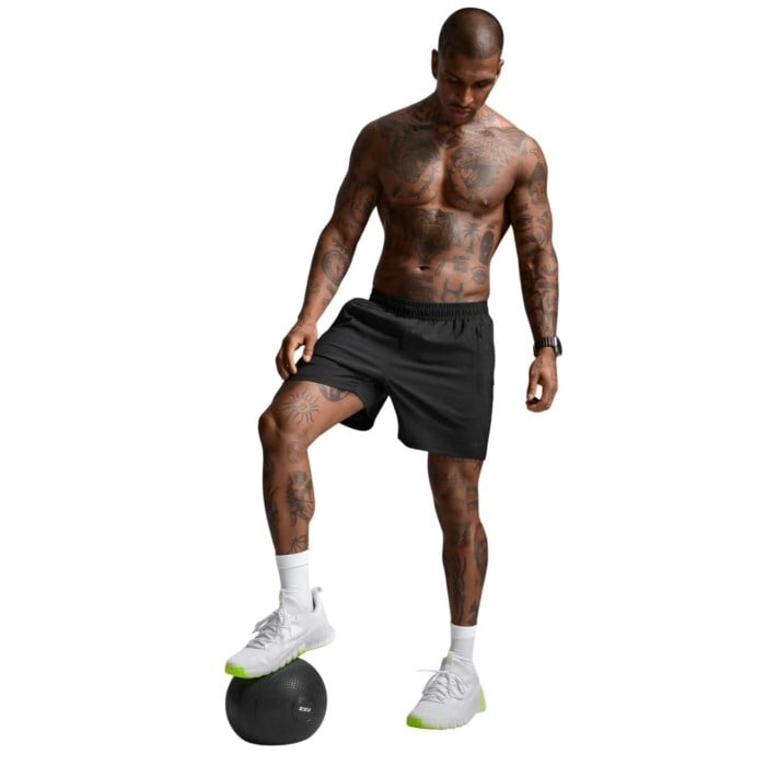 2XU Motion Mens 5 Inch Shorts - Black/Black