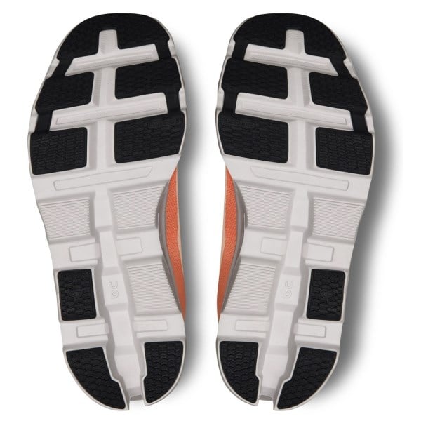 On Cloudmonster 2 - Womens Running Shoes - White/Flame