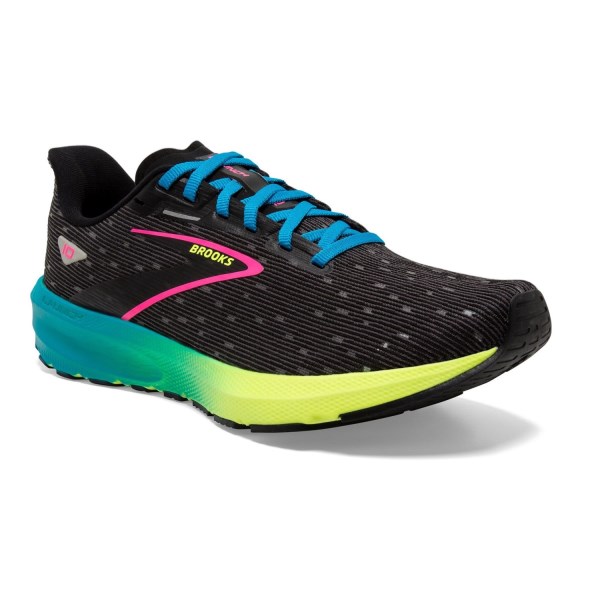 Brooks Launch 10 - Mens Running Shoes - Black/Nightlife/Blue