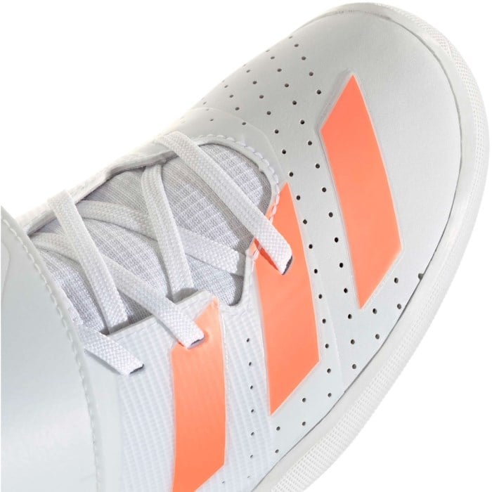 adidas Adizero Throws - Unisex Throwing Shoes - Cloud White/Lucid Orange/Lucid Red