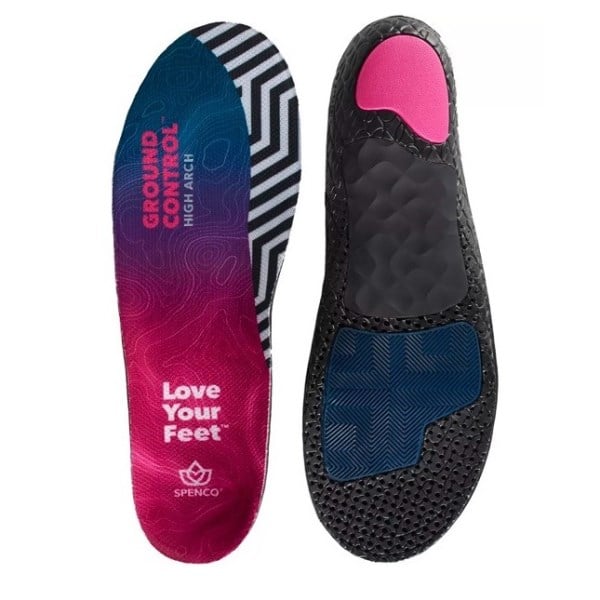 Spenco Ground Control High Arch Insoles - Purple