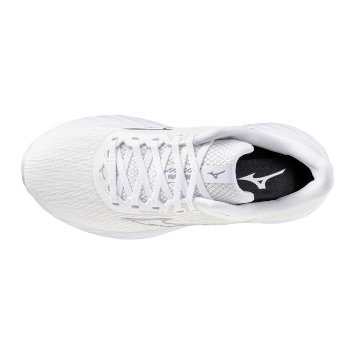 Mizuno Wave Inspire 21 - Womens Running Shoes - White/Silver/Harbour Mist