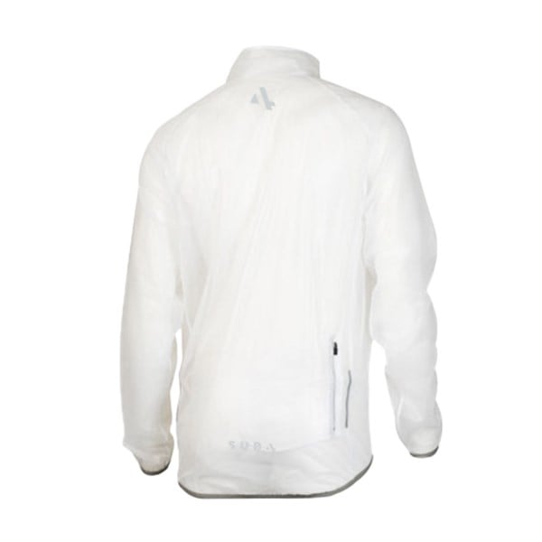 Sub4 Action Mens Running/Cycling Rain Jacket - Clear