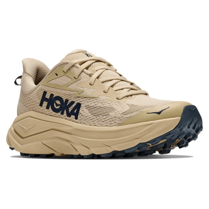 Hoka Challenger 8 - Womens Trail Running Shoes - Barley Flour/Faded Navy - image 3
