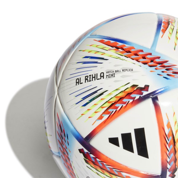 Adidas Al Rihla Mini Soccer Ball - White/Pantone