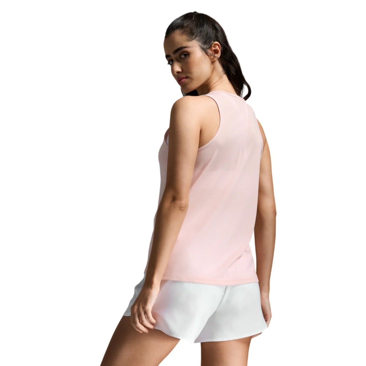 2XU Womens Aero Mesh Singlet - Pink Frost/Pink Frost Reflective