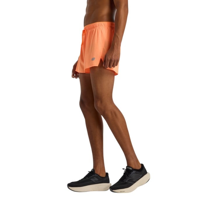 New Balance RC Ultra Light Split Mens 3 Inch Running Shorts - Hot Mango