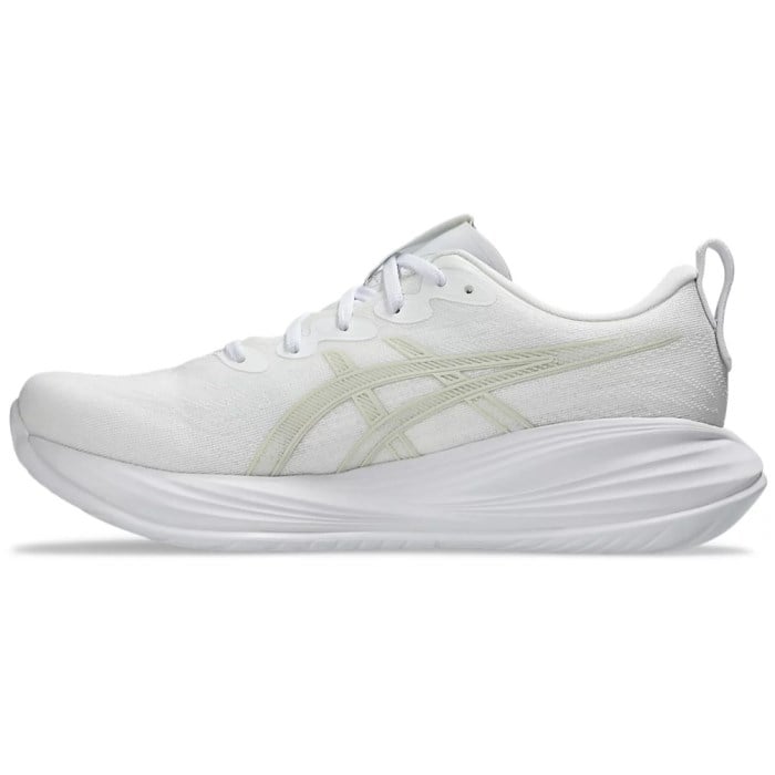 Asics Gel Cumulus 27 - Mens Running Shoes - White/Lake Grey