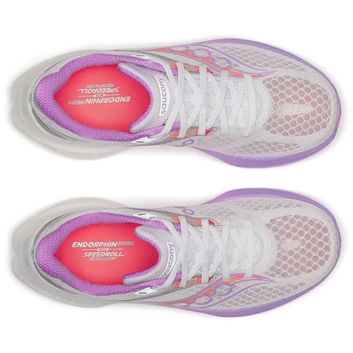 Saucony Endorphin Speed 5 - Womens Running Shoes - White/Crocus