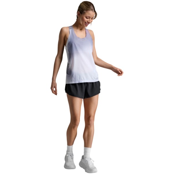 2XU Womens Light Speed React Singlet - Glass Gradient Lilac/Silver Reflective