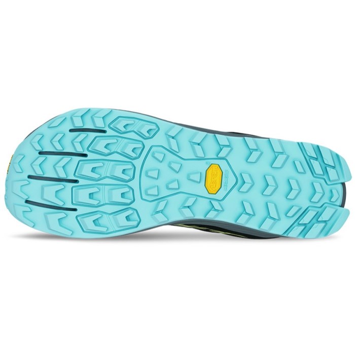 Altra Lone Peak 9+ - Mens Trail Running Shoes - Black/Lime