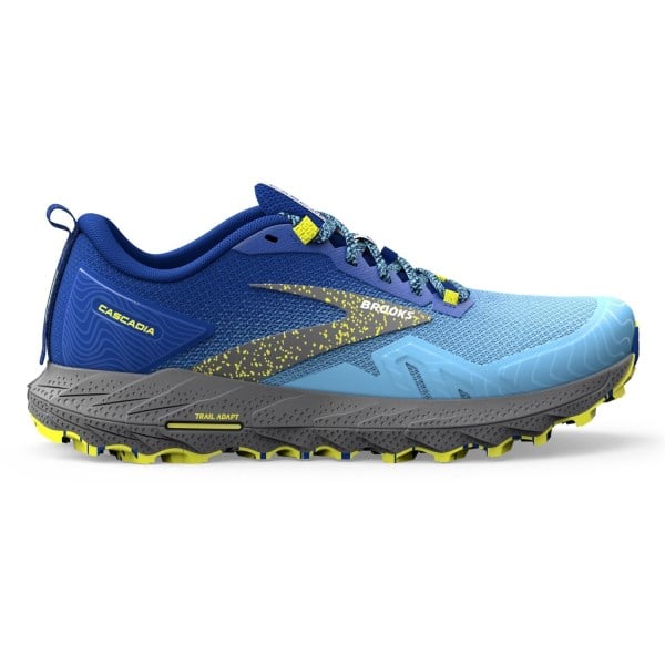 Brooks Cascadia 17 - Mens Trail Running Shoes - Blue/Surf/Sulphur