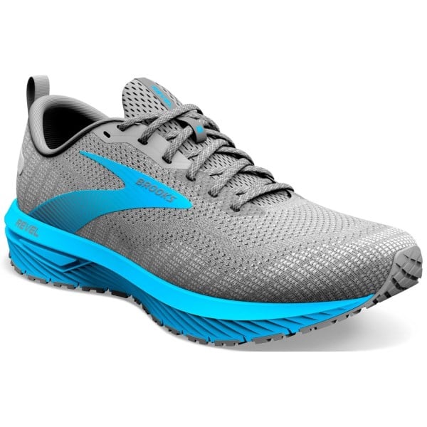 Brooks Revel 6 - Mens Running Shoes - Blackened Pearl/Blue