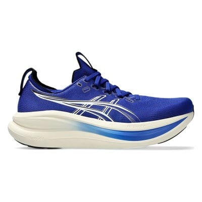 Asics Gel Nimbus 28 - Mens Running Shoes - Prussian Blue/Cream