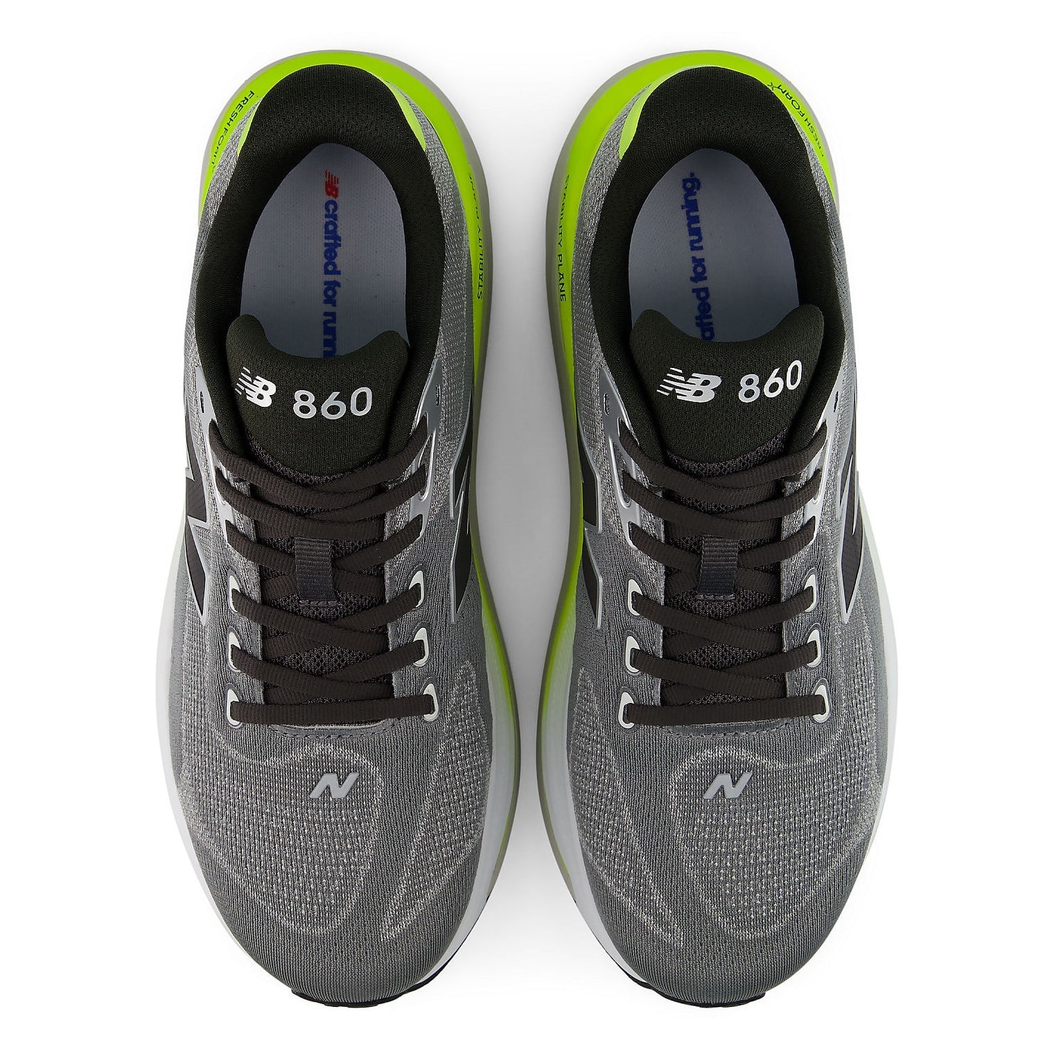 New Balance Fresh Foam X 860v15 - Mens Running Shoes - Slate Grey/Alkaline Green - image 4