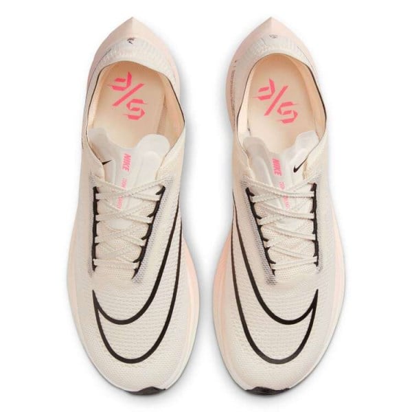 Nike ZoomX Streakfly - Mens Road Racing Shoes - Pale Ivory/Black/Guava