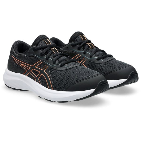 Asics Contend 9 GS - Kids Running Shoes - Black/Saxon Green